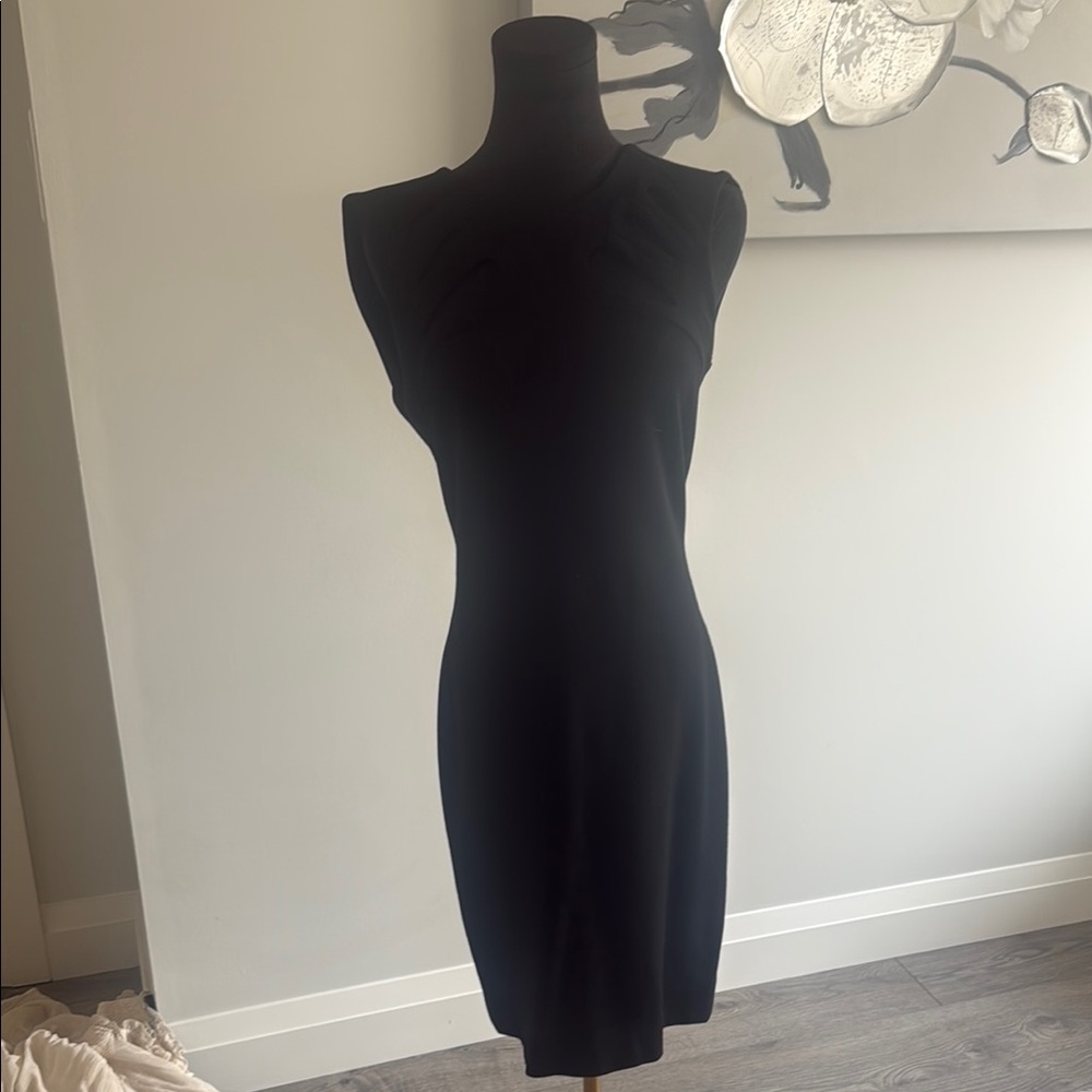 Diane Von Furstenberg Black One Shoulder Dress